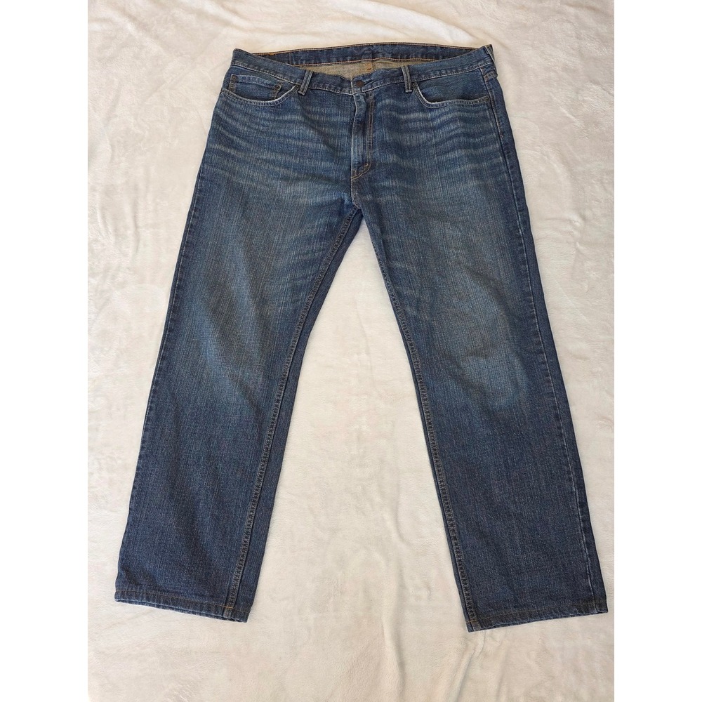 Levi Strauss 559 Relaxed Fit Straight‎ Leg Jeans Mens Blue Denim Size 42x32